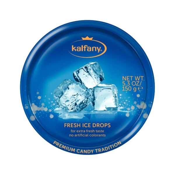 مشخصات، خرید و قیمت آبنبات کالفانی kalfany مدل FRESH ICE خنک کننده دهان حجم 150 گرم