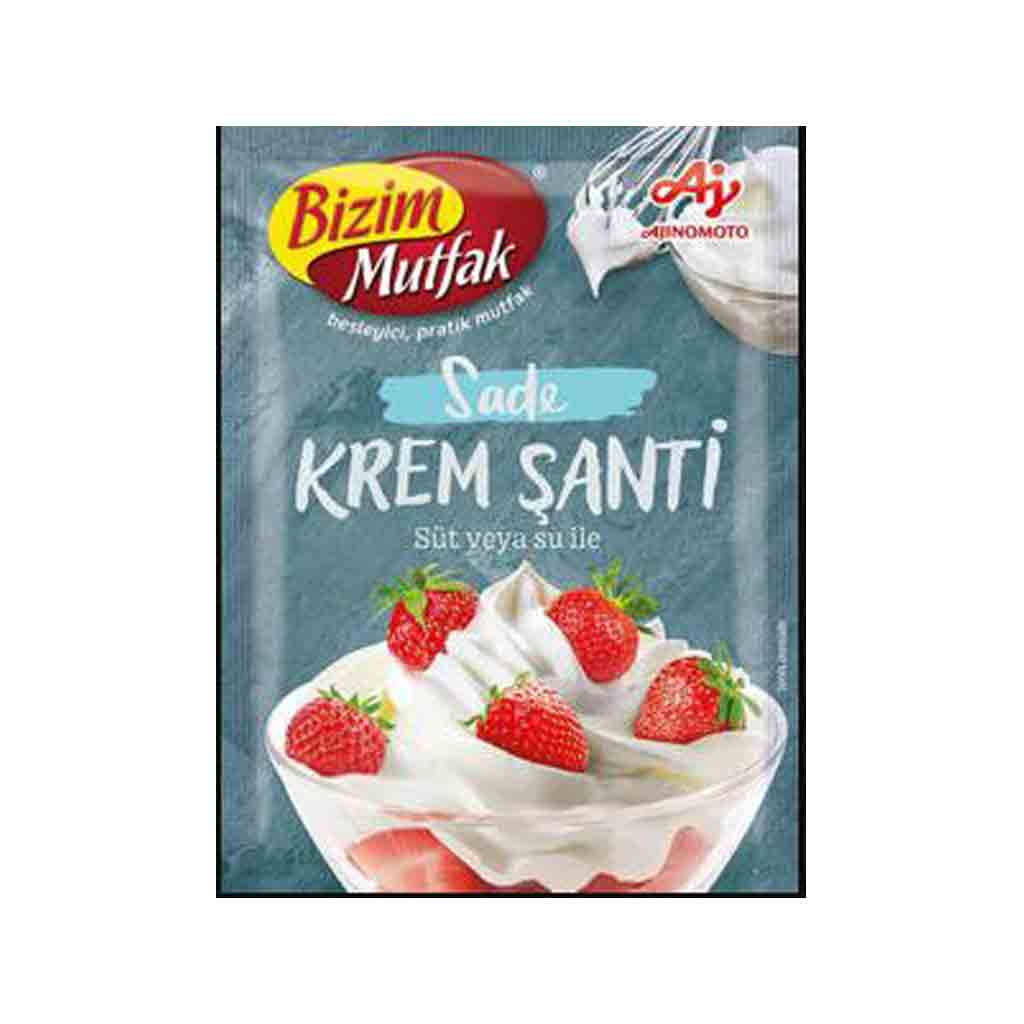 مشخصات، خرید و قیمت خامه فرم گرفته کرم شانتی Bizim Mutfak Sade Krem Santi بیزیم حجم 75 گرم